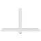 Ekena Millwork Eugene Architectural Grade PVC Gable Bracket, 60"W x 35"H x 4"D x 4"F, 14/12 Pitch GBP060X35X0404EUG00 - alternate 4